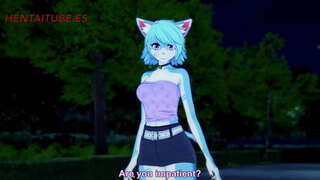 Furry Hentai - Vlk x Kitty Tvrdý Sex