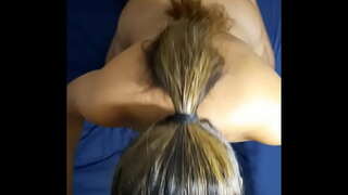 Sexo anal oral com gozada na bunda